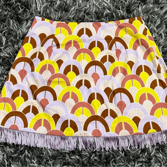 Cara Cara Vibrant Arch Mini Skirt with Fringe - Picture 2 of 10